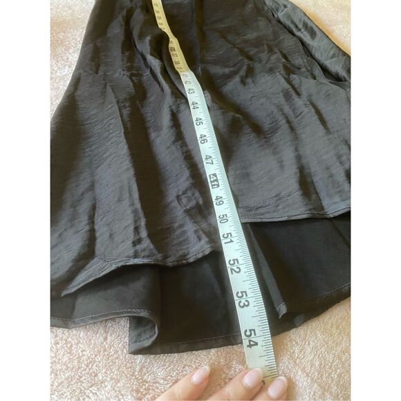 House of Harlow 1960 Women's Black Ruched Keyhole Maxi Satin Dress Size XS NEW - Picture 11 of 15